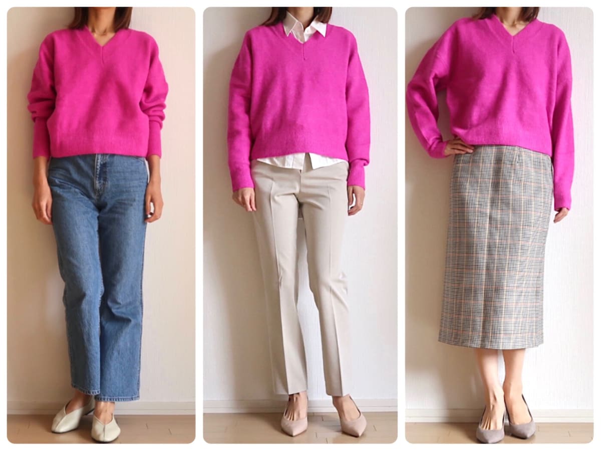 ZARAで発見！4990円の鮮やかピンクニットで秋冬トレンドコーデ