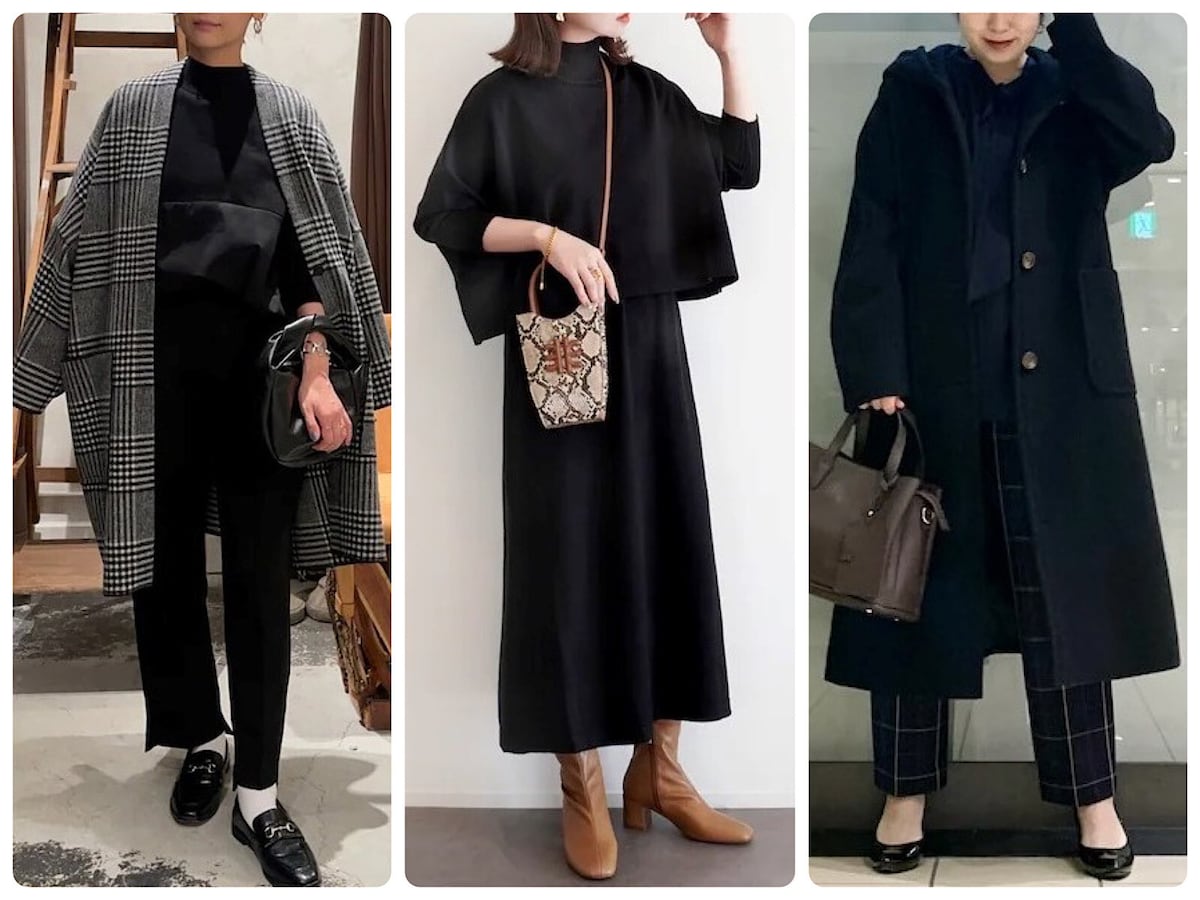 【ブラックコーデ】重くならない！すっきりおしゃれ見えが叶う、大人の「冬の黒コーデ」4選 [レディースファッション] All About