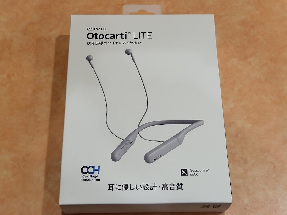 cheero Otocarti LITE 軟骨伝導ワイヤレスイヤホン cheero Otocarti LITE (軟骨伝導ワイヤレスイヤホン