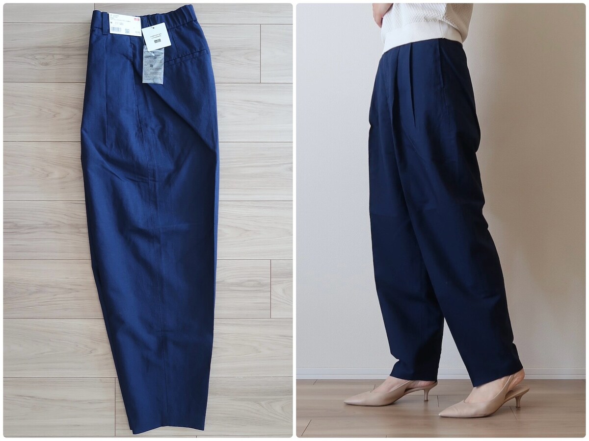 ヘビロテ決定！【ユニクロ】3990円の優秀「バレルレッグパンツ」は