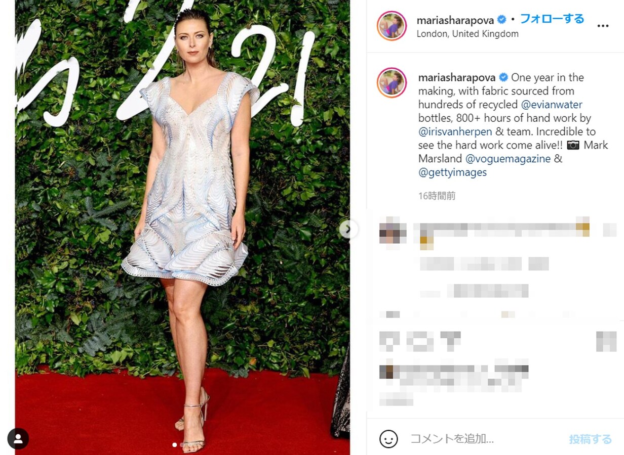 シャラポワ、膝上ドレスに10万以上のいいね! が殺到 材料はあの シャラポワ、膝上ドレスに10万以上のいいね! が殺到 材料はあの