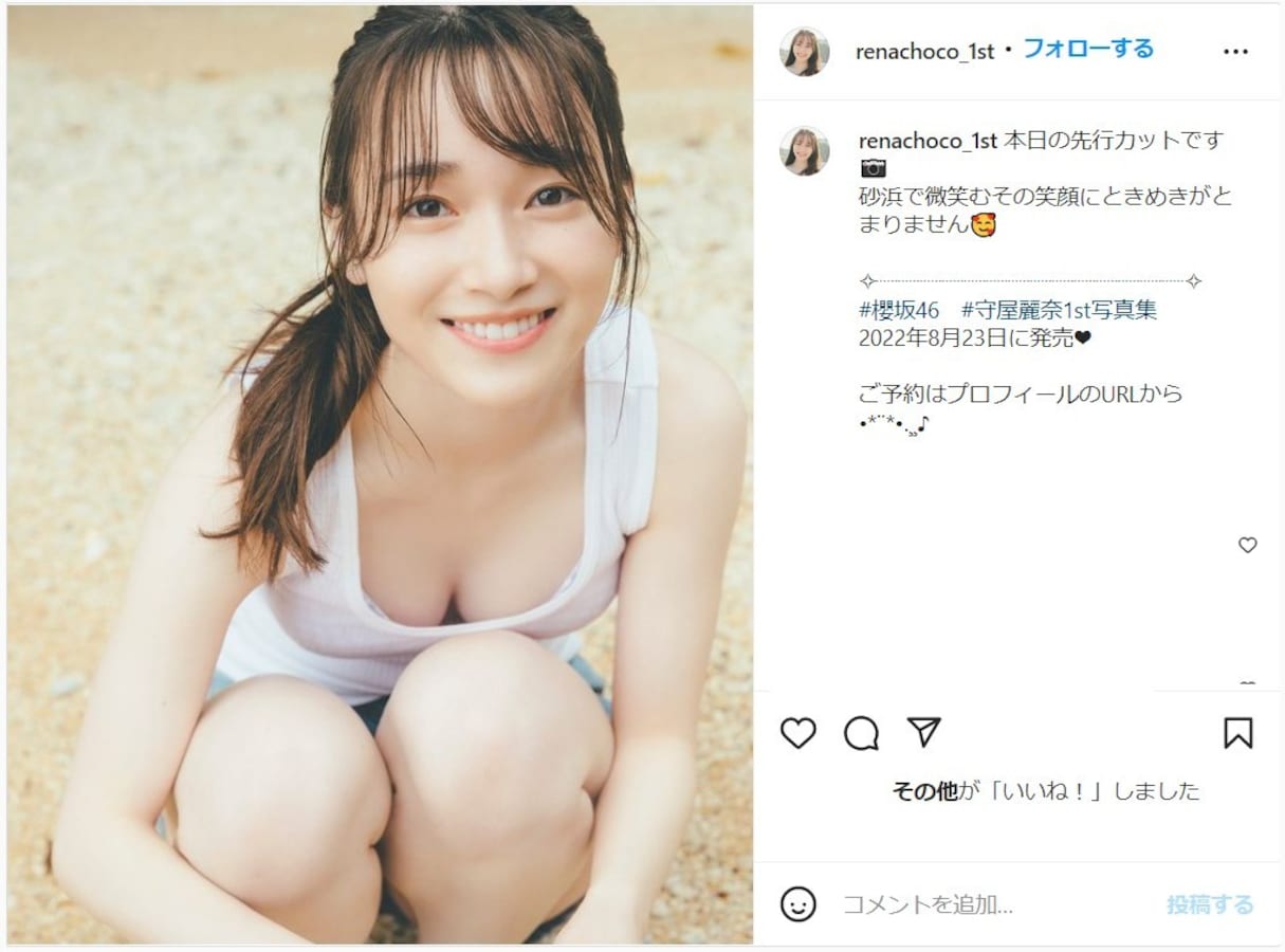 櫻坂46 守屋麗奈 写真集着用 ランジェリー - その他