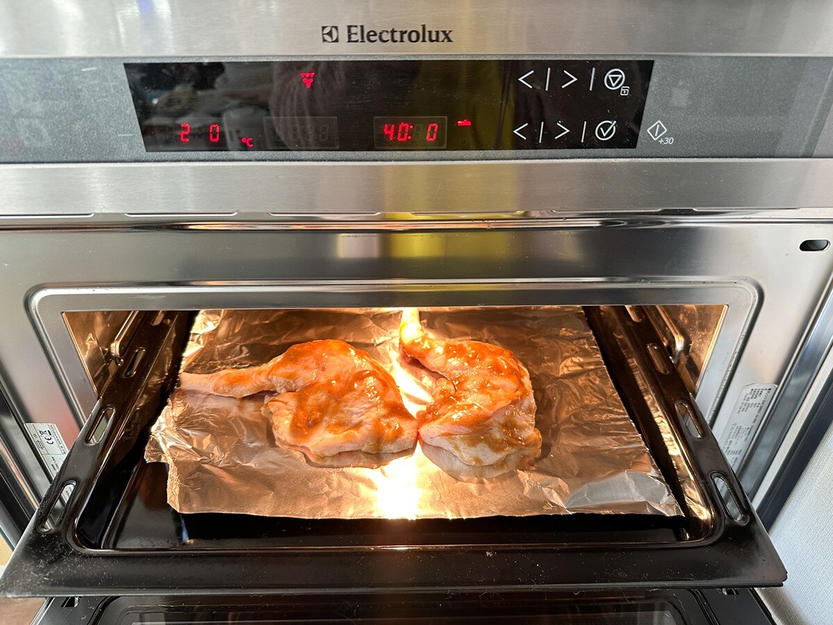 ローストチキン　オーブン温度と時間