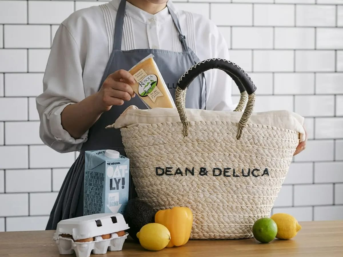 DEAN＆DELUCA×BEAMS COUTURE ギャザーのエプロンドレス 白 - 食器