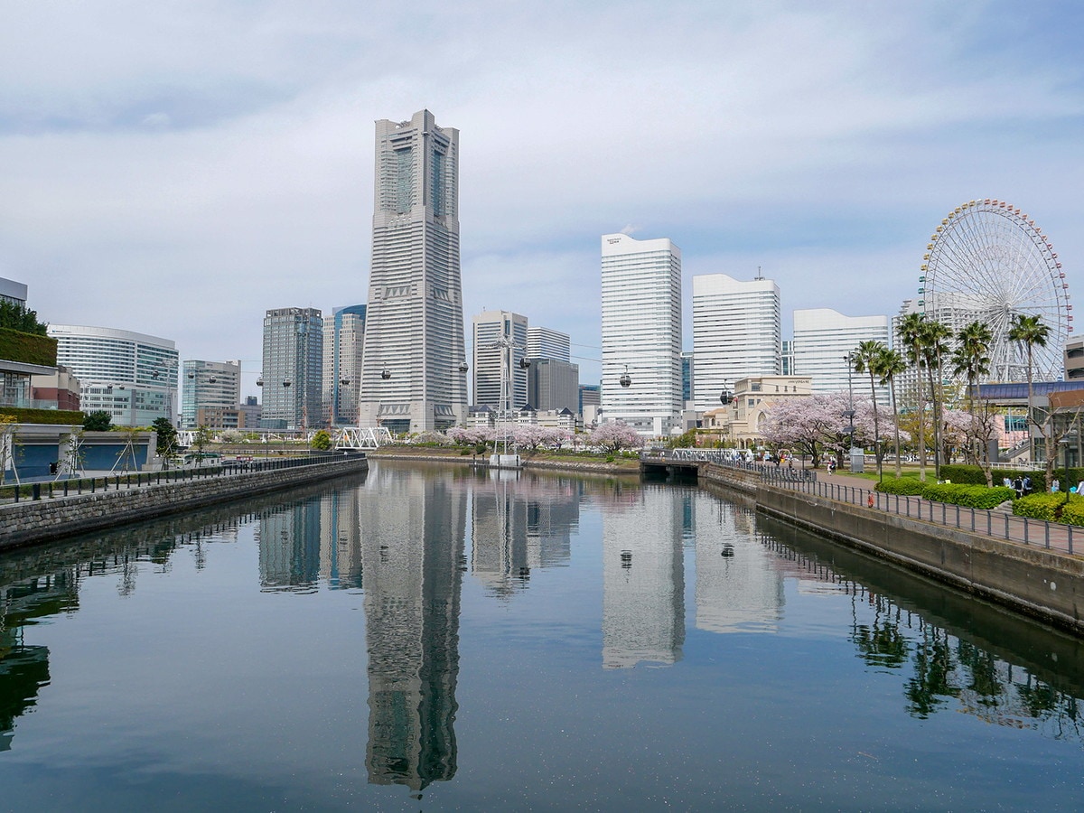 みなとみらい21地区で一番高い、横浜ランドマークタワー