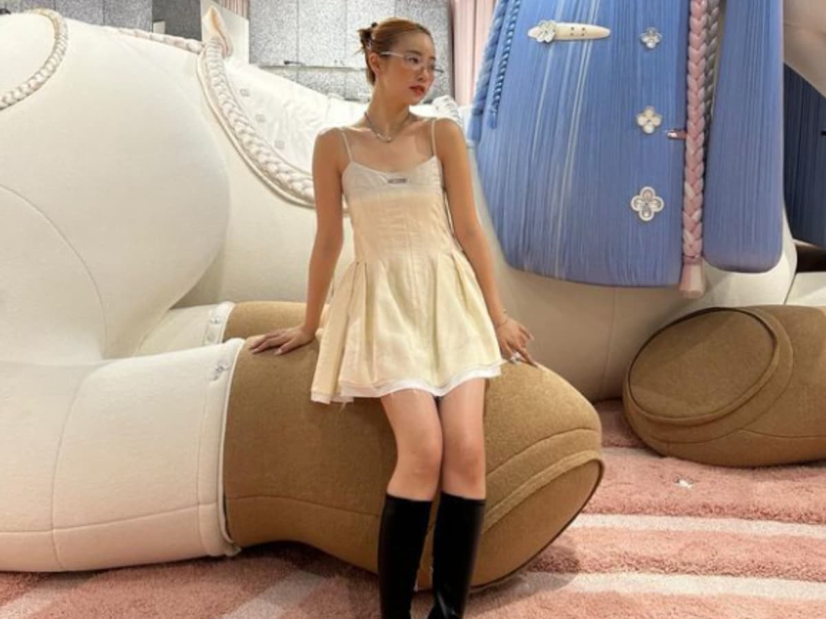 かわいい無理」中町綾、超ミニ丈キャミワンピ姿で美脚を披露！ 「脚の