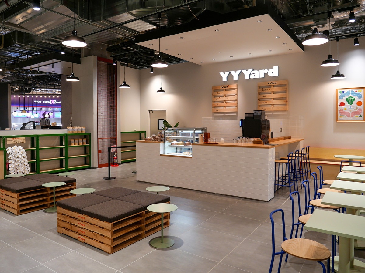 「YYYard」は神奈川県産食材を使ったスイーツなどを提供するカフェも展開