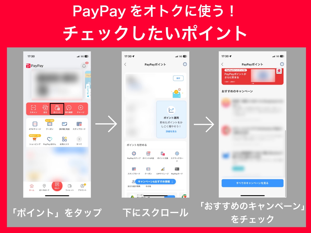 PayPayをオトクに使うためにチェックしたいポイント​​​​​​​