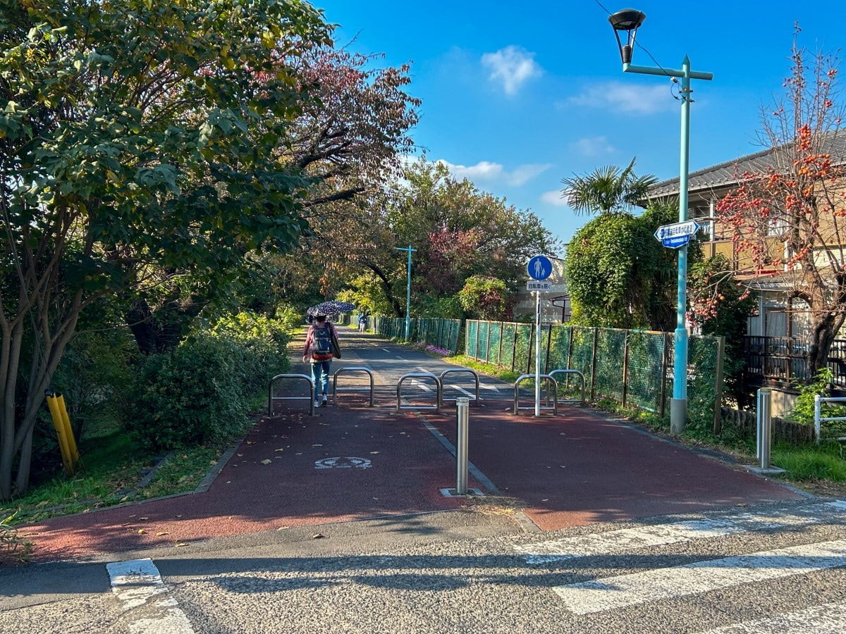 小平駅南口「自転車歩行者道」