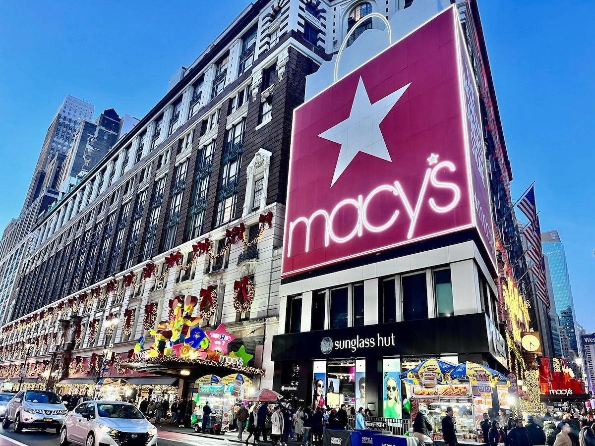 有名な百貨店「Macy's」