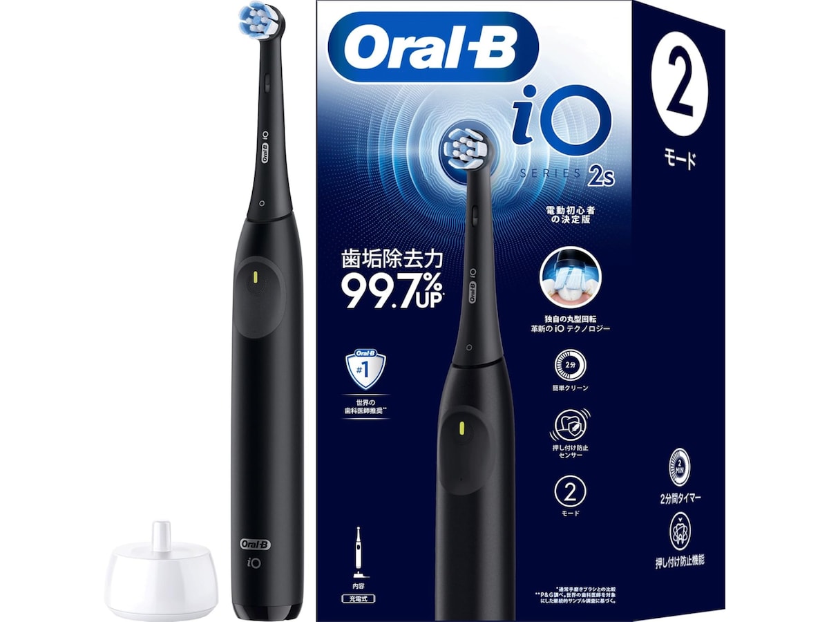 【新品未開封】ブラウン オーラルB iO6S トラベルケースセット 替えブラシ3 電動歯ブラシオーラルB iO6S(トラベルケースセット) 替えブラシ3本 BK