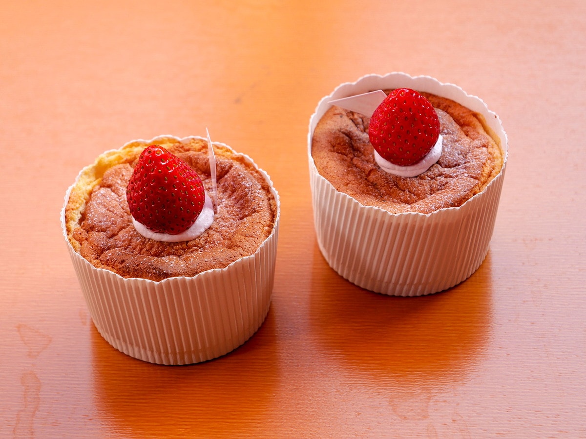 J.S.PANCAKE CAFE×Butter「生食感スフレいちごミルク(950円)」