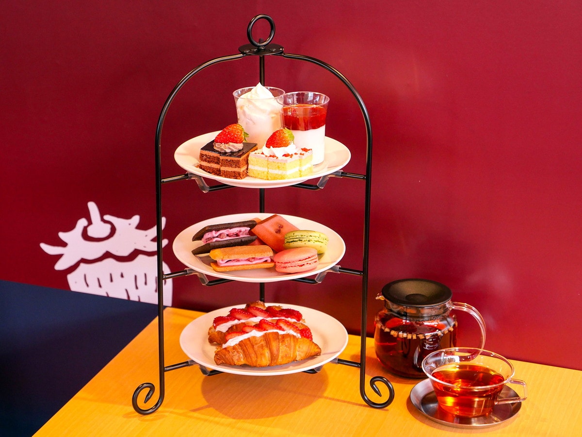 Tea Room by ICHIBIKO「ICHIBIKO ストロベリーアフタヌーンティー(6380円)」
