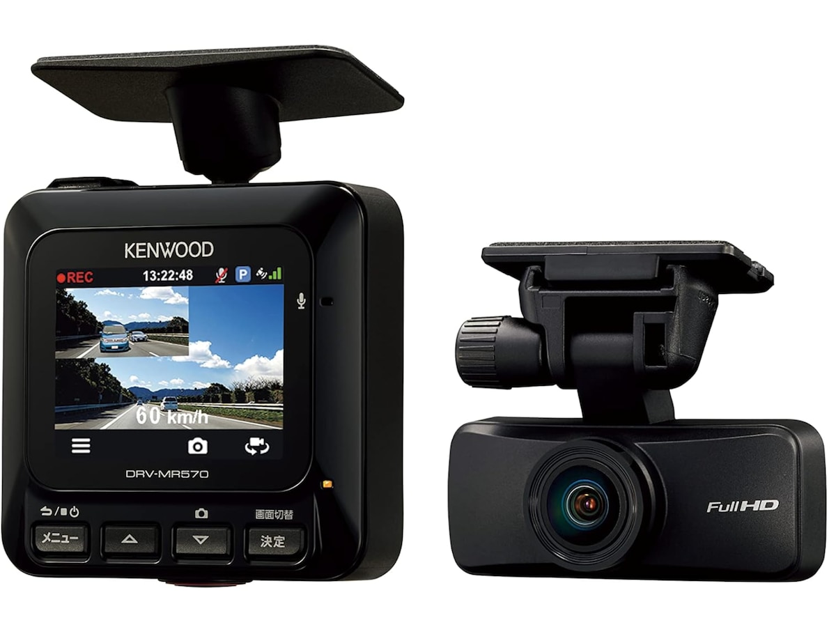 ケンウッド KENWOOD DRV-G60CW 360°撮影対応2カメラドライブ
