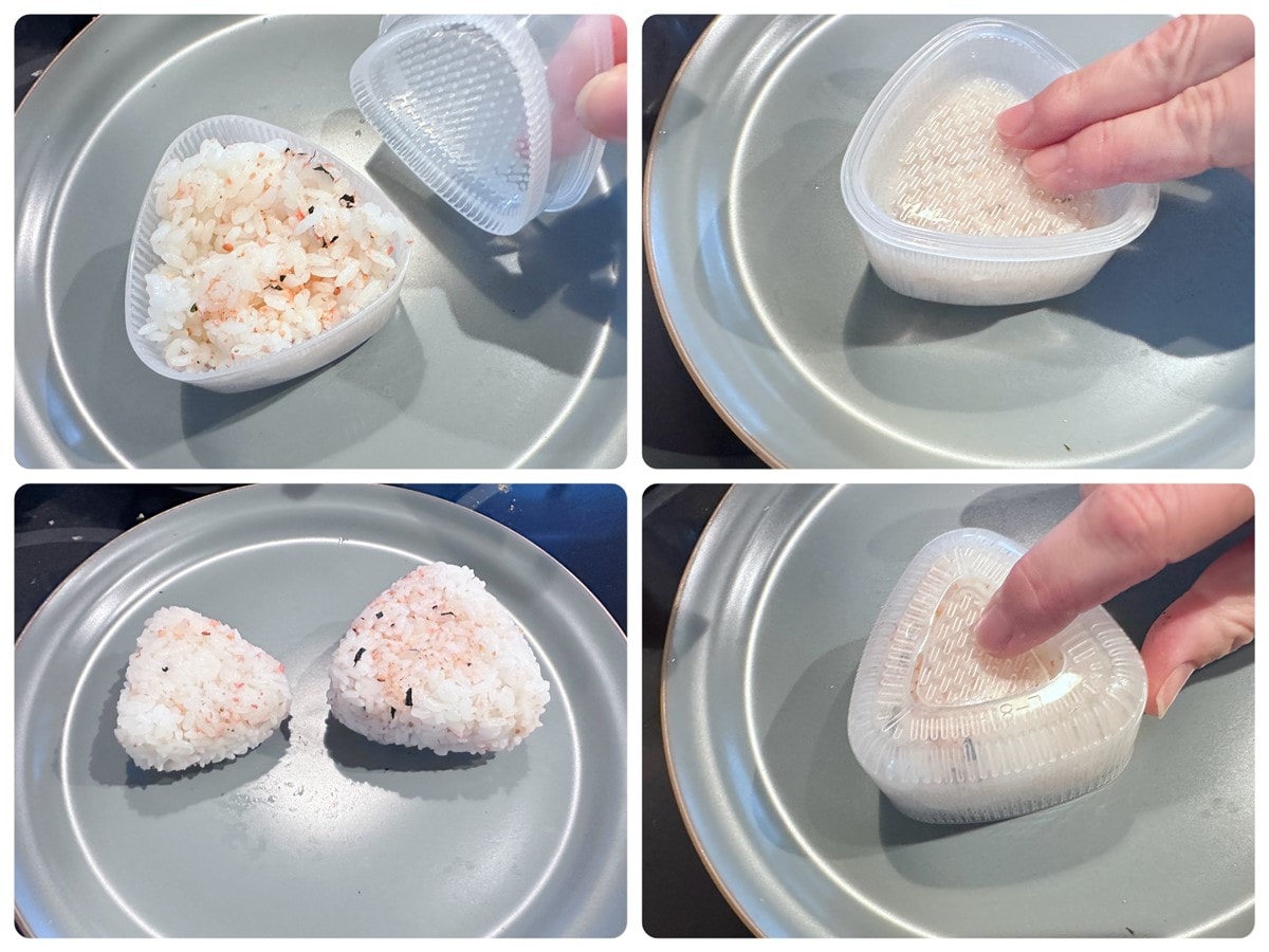 「おにぎり器三角大小セット」