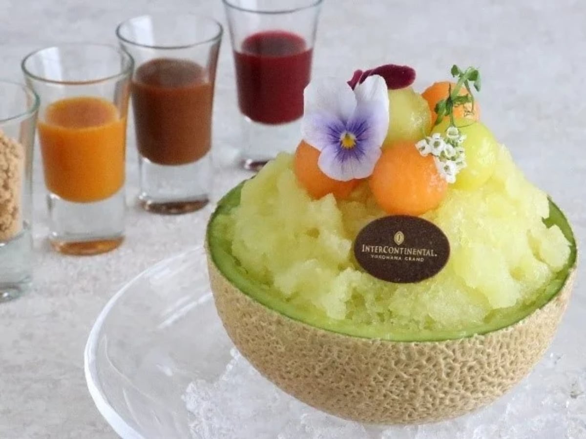 プレミアムかき氷「クラウンメロン」6000円