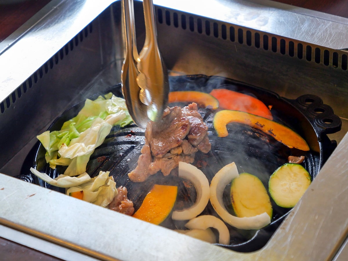 ジンギスカンの食べ放題も人気