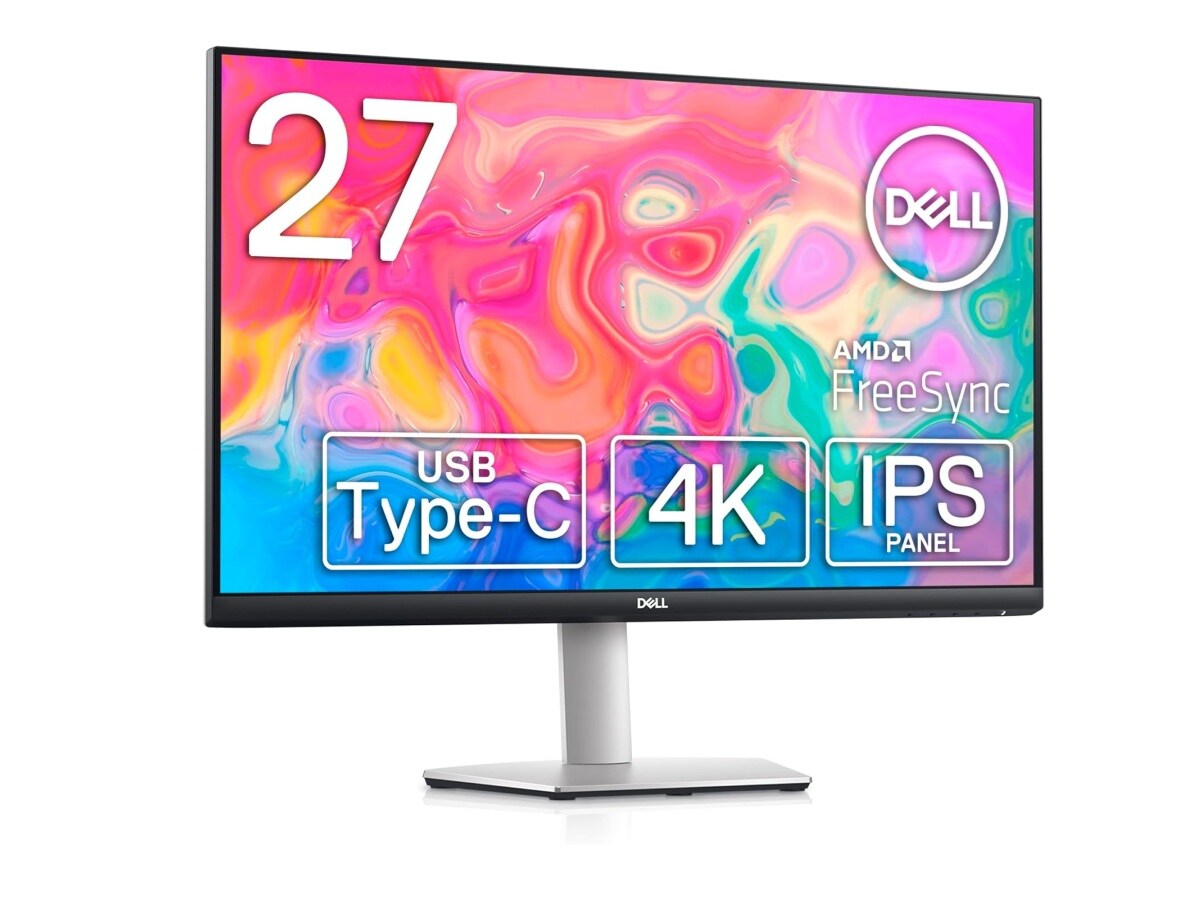 Dell「4Kモニター S2722QC」