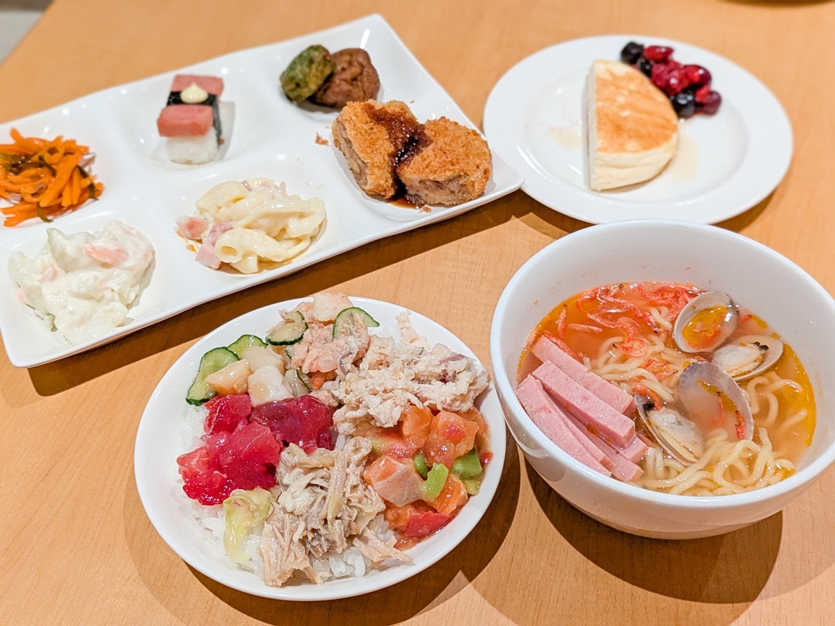 ホテルハワイアンズの朝食バイキング