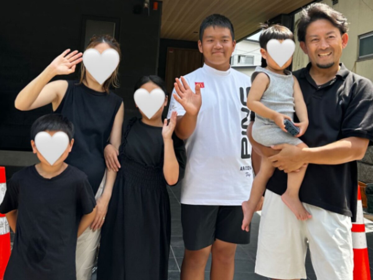 岩隈久志の美人妻、「ジュニアゴルファーの甥っ子」ら弟家族を公開