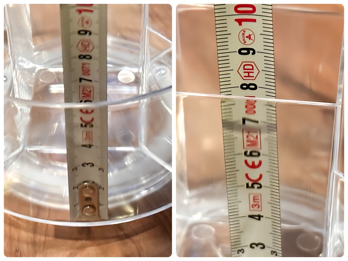 回転できる透明収納ケース
