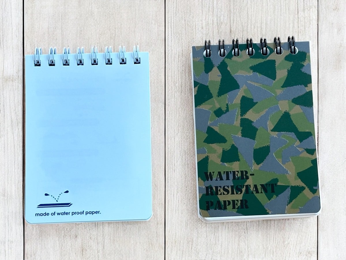 耐水メモ帳
