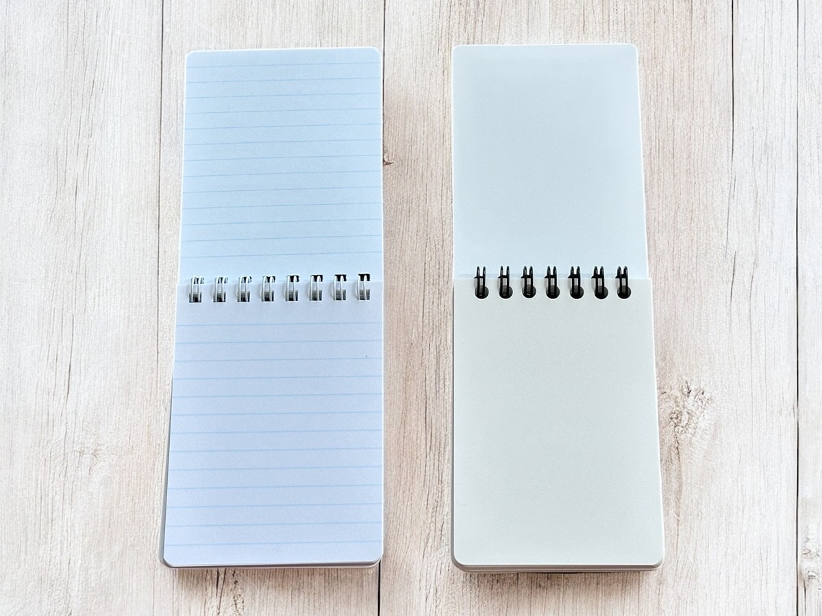 ダイソー　耐水メモ帳