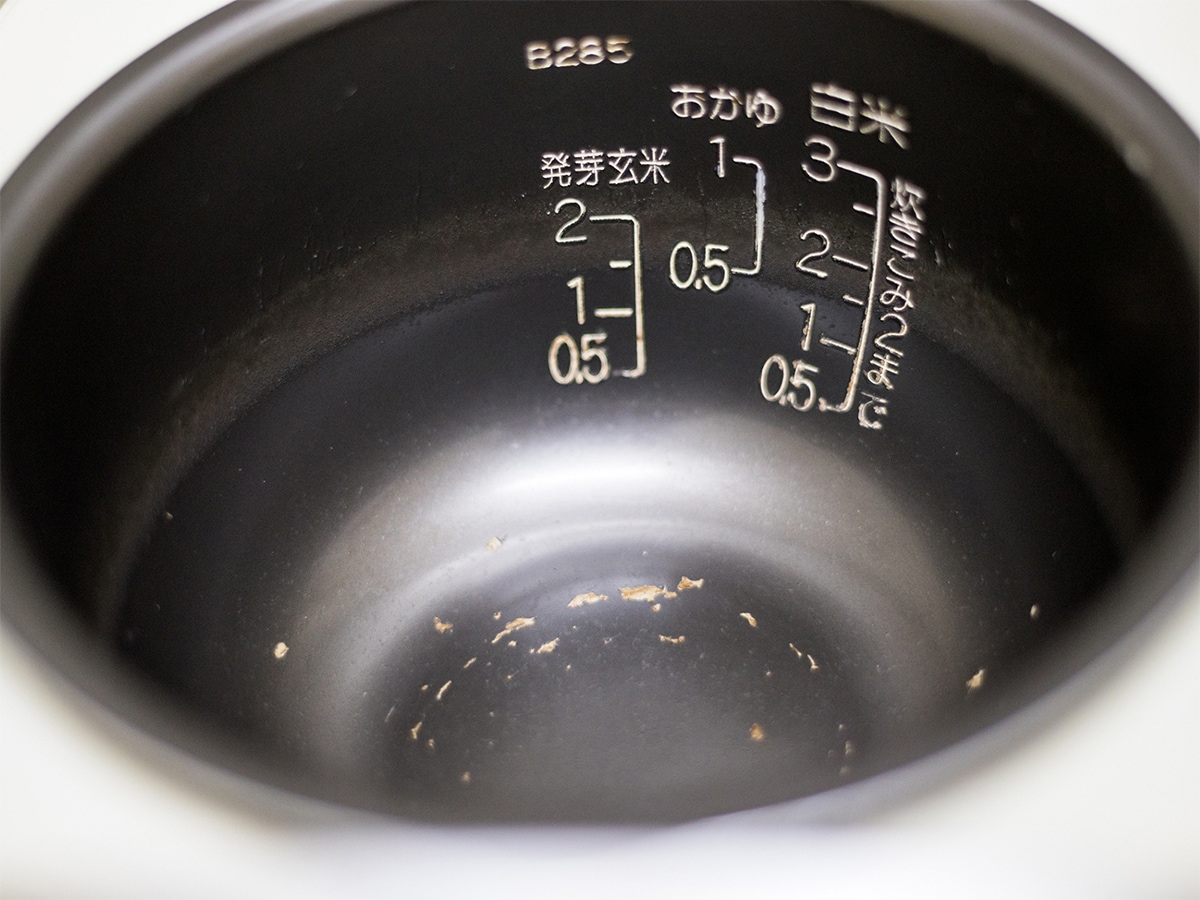 炊飯器の内釜の加工が剥がれた……そのまま使い続けて問題ない？