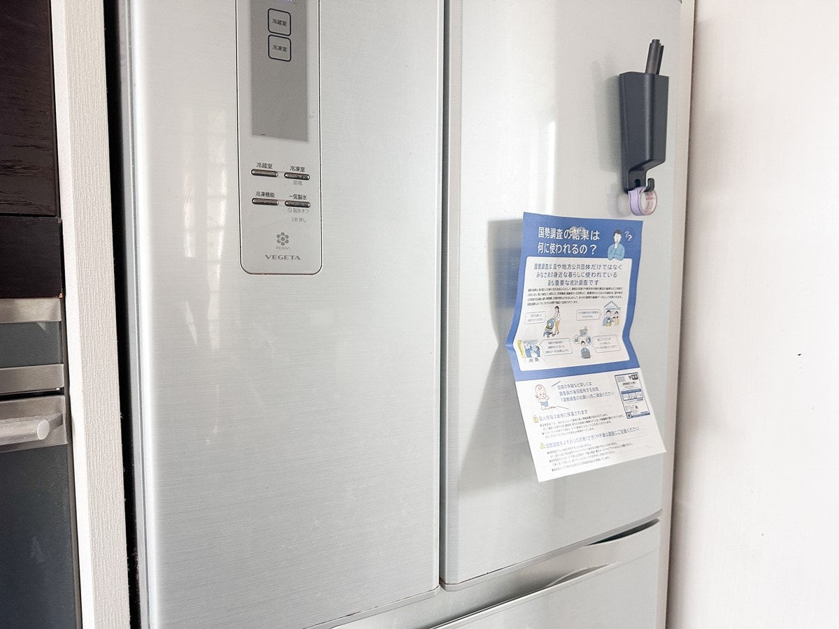 冷蔵庫の扉にプリント