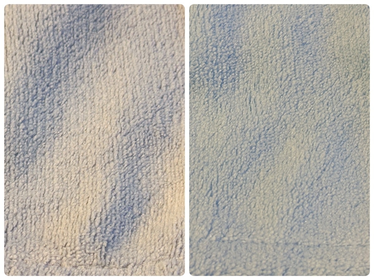 ダイソー　ヘアドライ手袋新旧