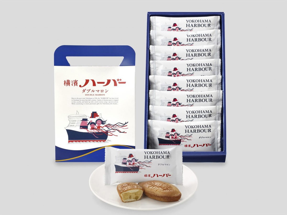 ありあけ「横濱ハーバーダブルマロン（5個入・税込1188円）（画像提供：ヨコハマ・グッズ横濱001）
