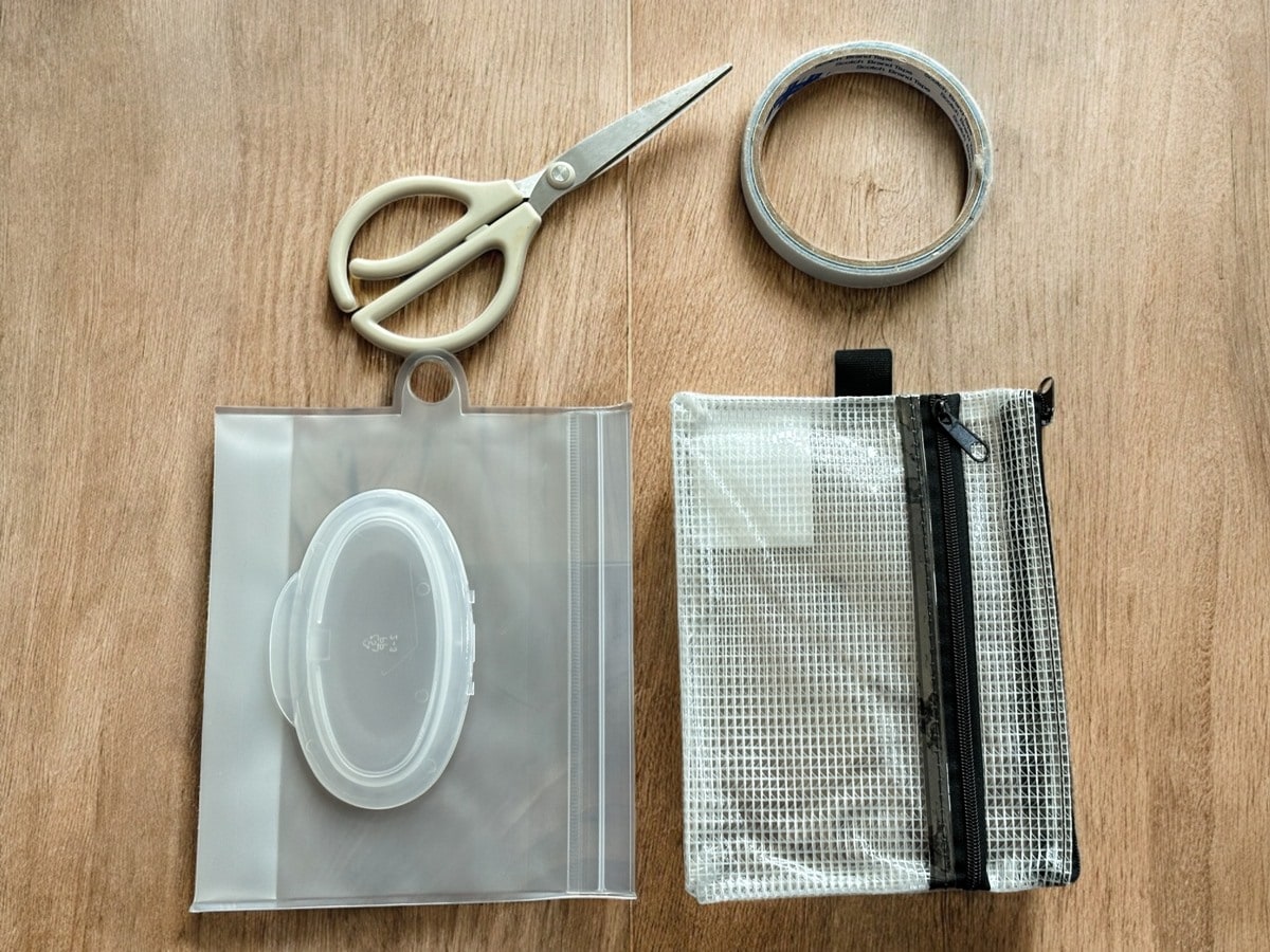 フタ付ウェットシートケース　アレンジ