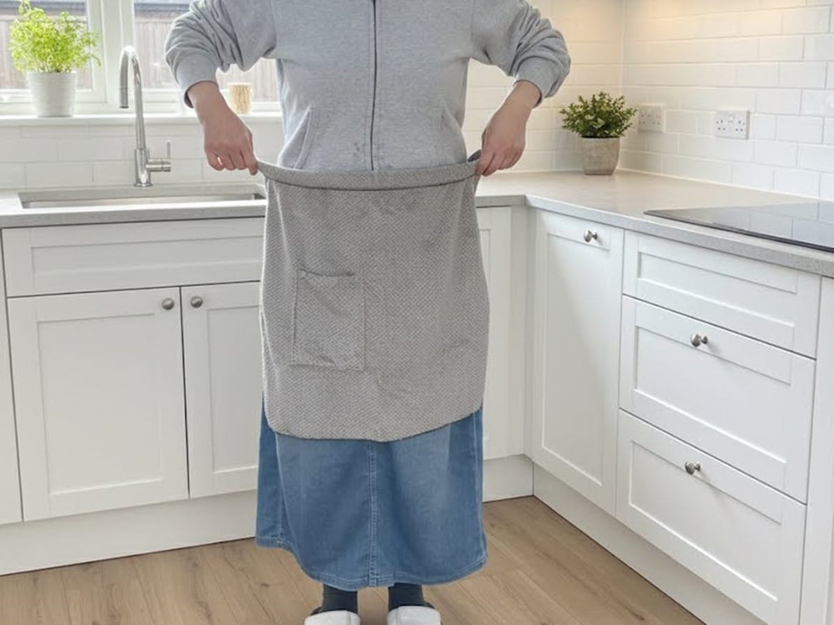 1秒で装着できるクイックエプロン