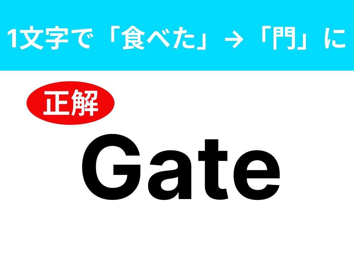 正解：Gate