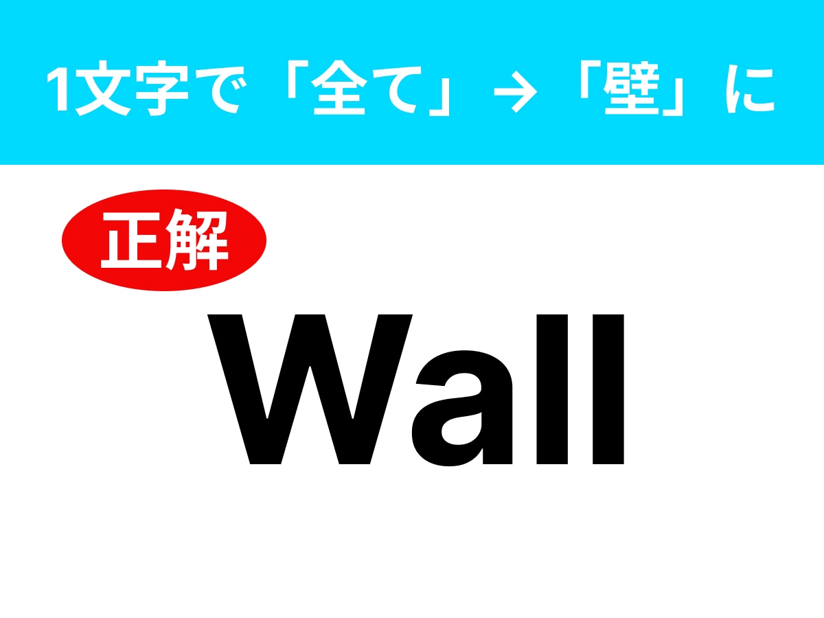 正解：Wall