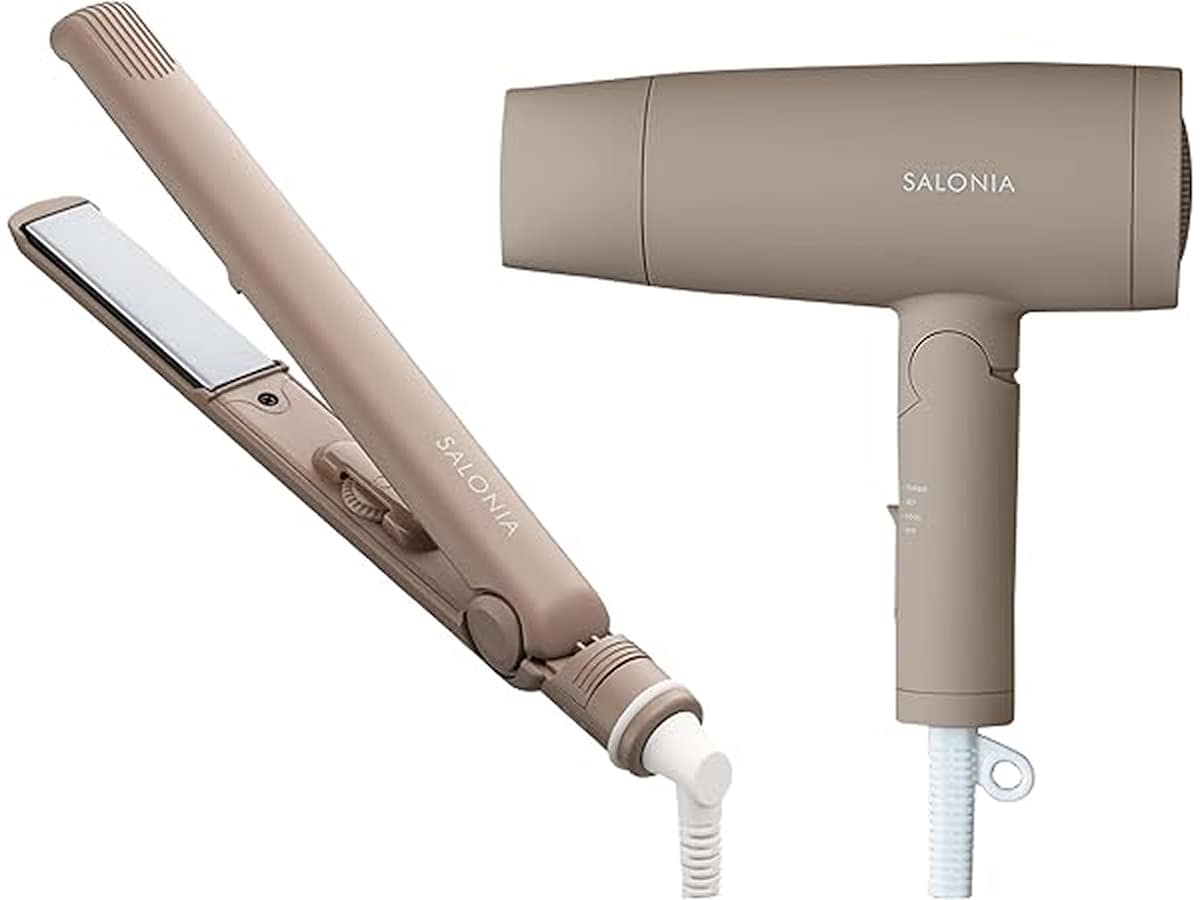 Amazonセール】サロニア「ドライヤー＆ヘアアイロンセット」が特別価格
