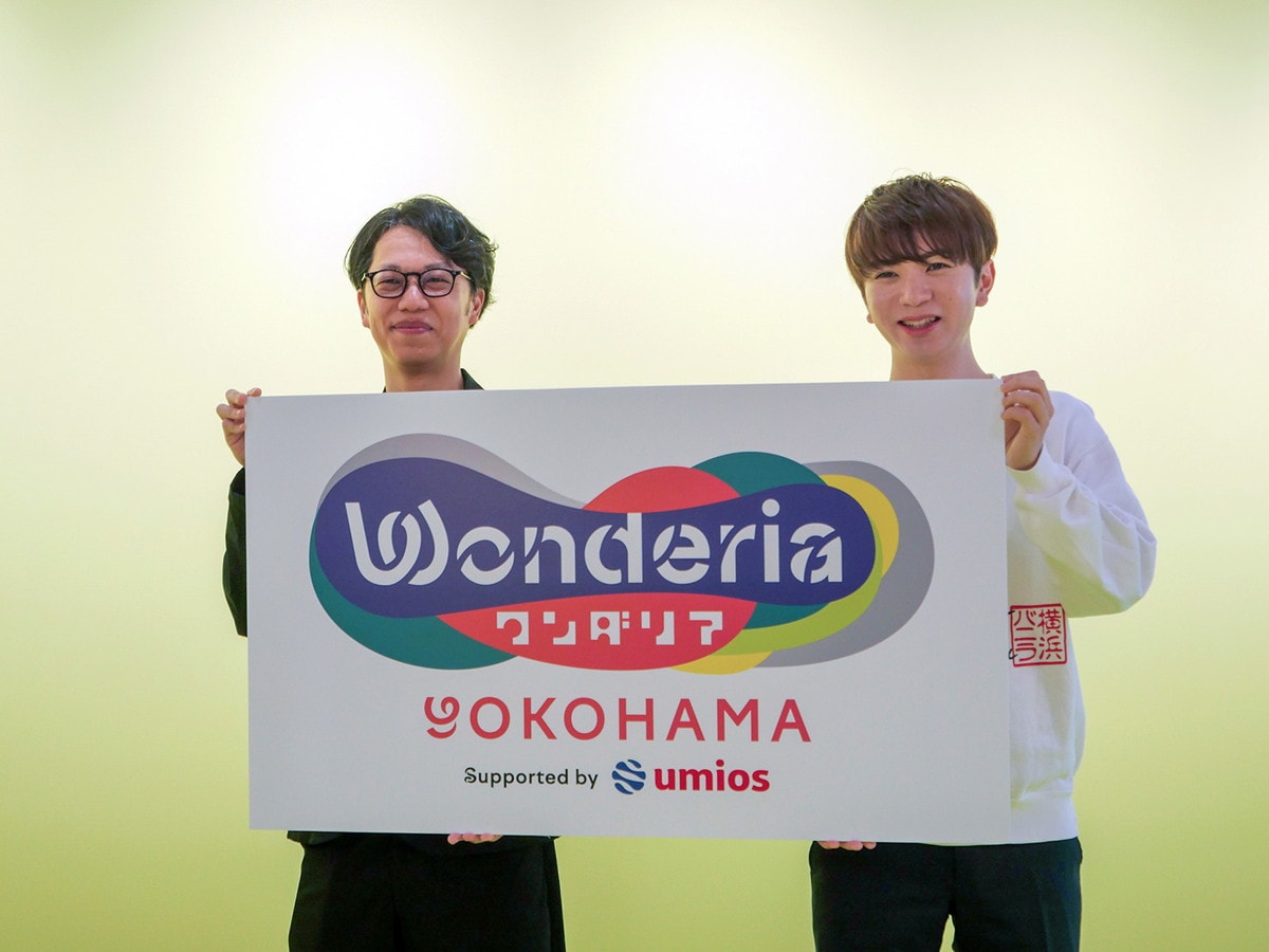 先行内覧会のトークセッションに登壇したDeNAの浅井洋平さん（施設責任者、左）と横浜バニラ 代表取締役社長CEO 髙橋優斗さん（右）