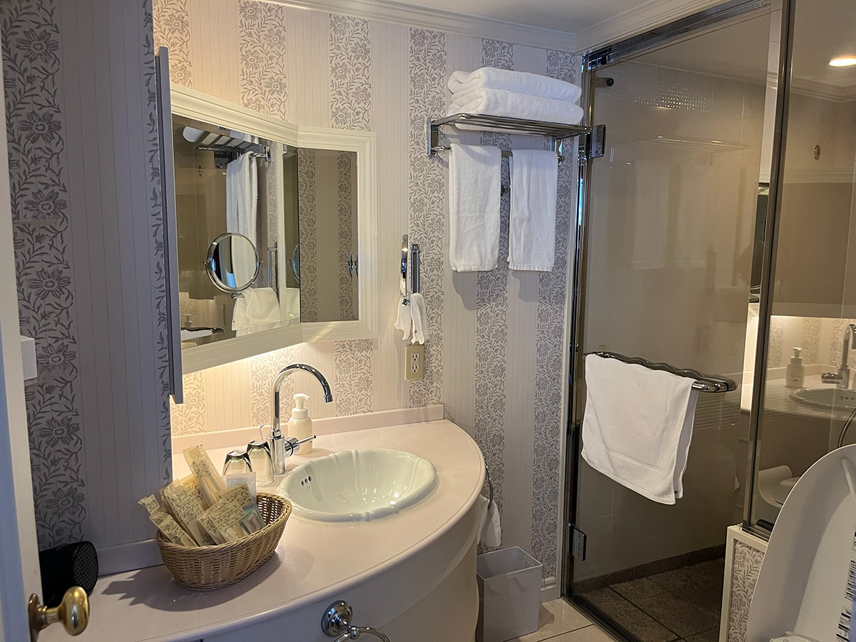 細部にまでこだわった浴室