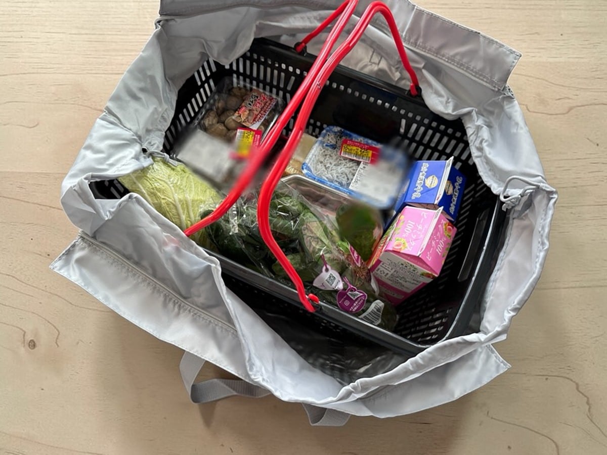 保冷効果　Towerレジカゴバッグ