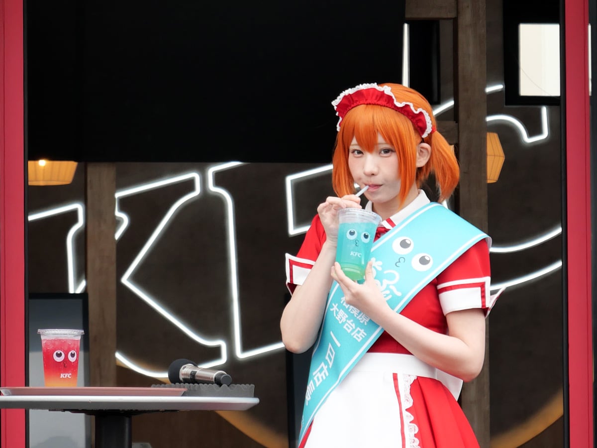 新ドリンク「ちゅる～りぃ」をPR