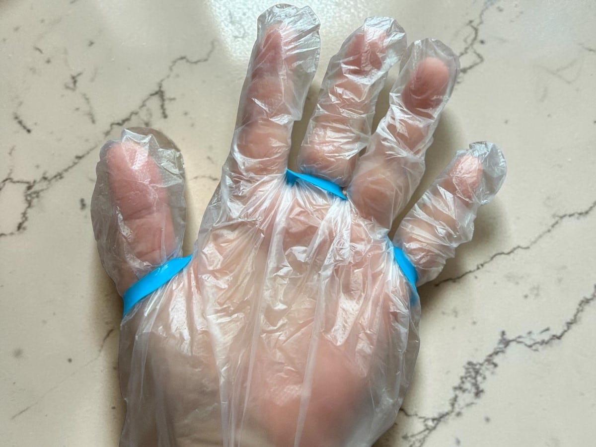 手袋ピタットはめかた