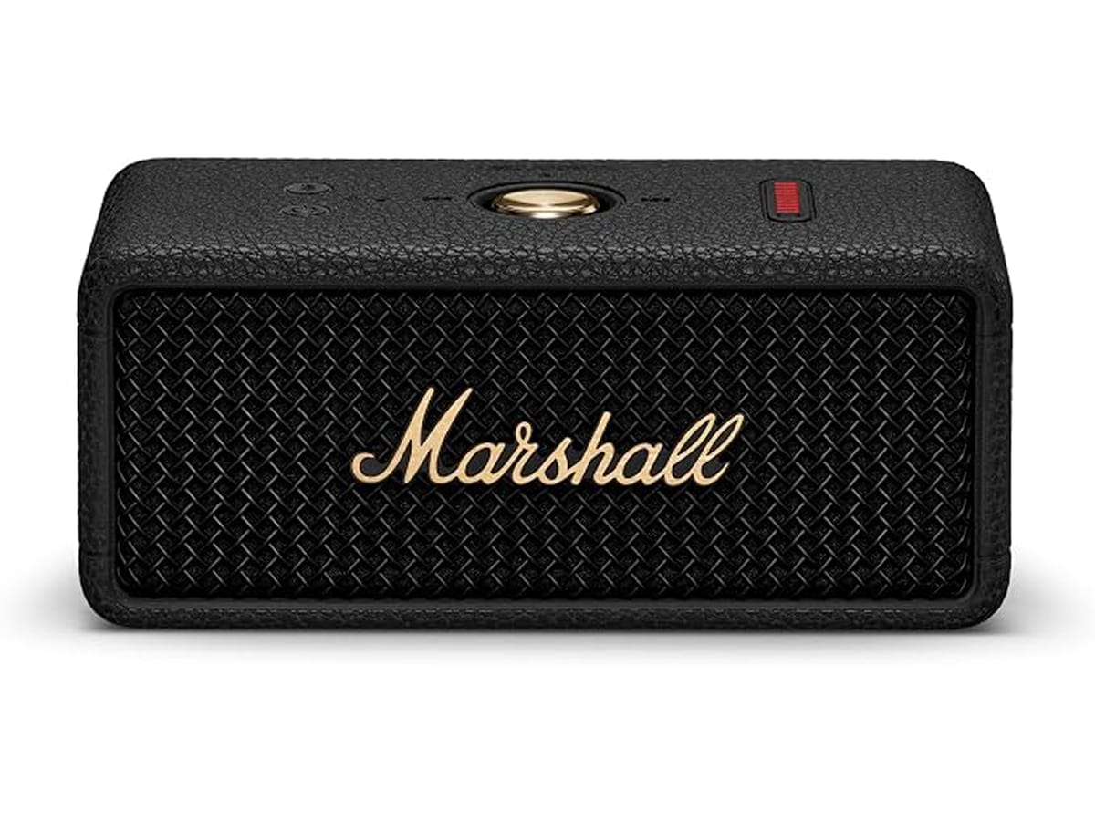 Marshall ポータブルスピーカー 迫力の重低音と32時間連続再生。Marshallのポータブルスピーカーは防水