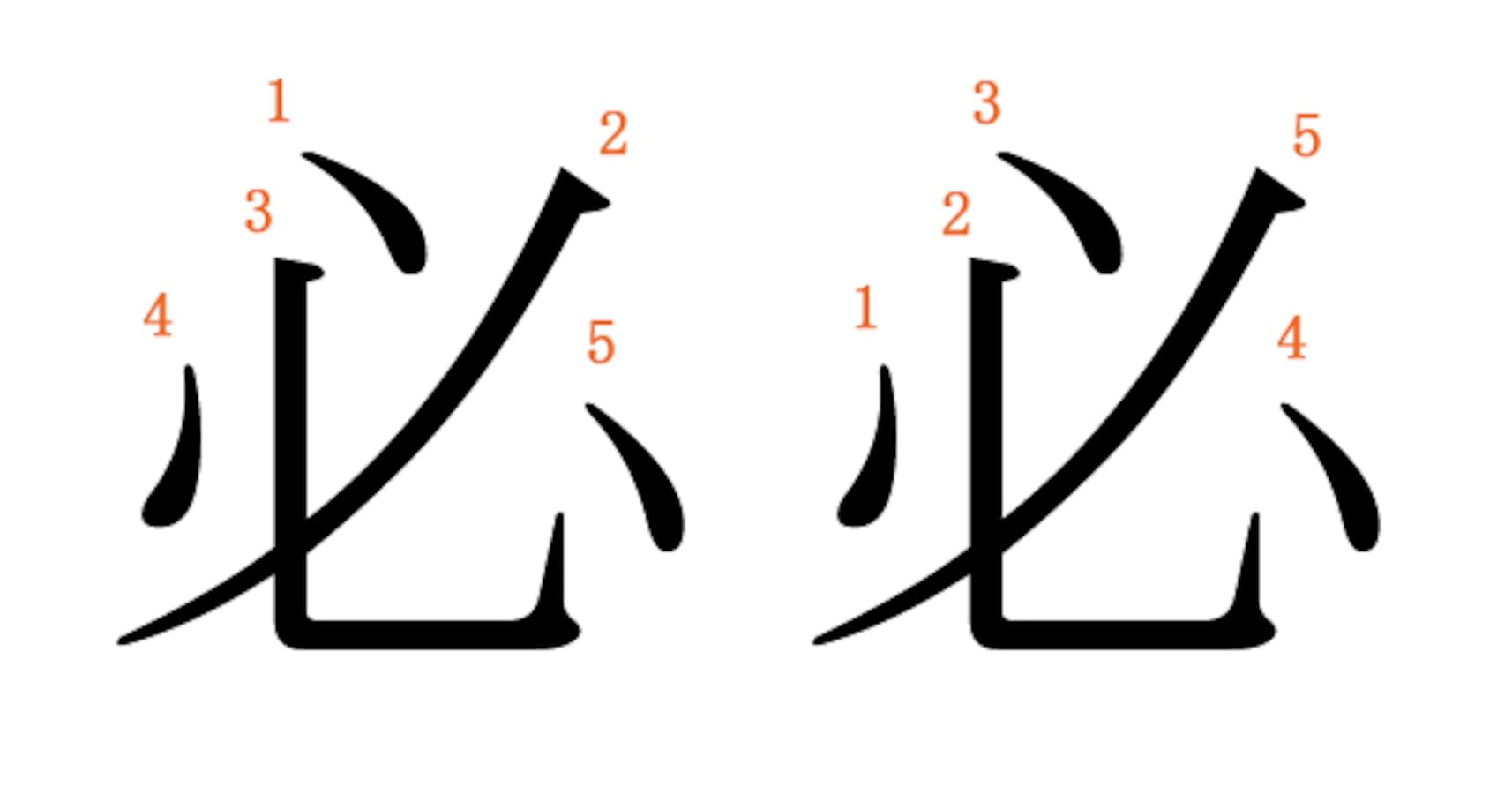 書き 順 必 「必」の書き順は、ひとつじゃない？