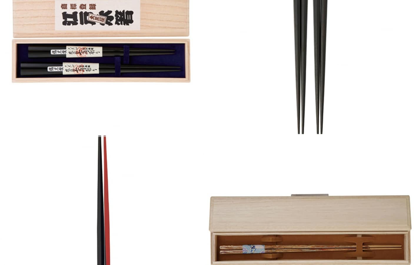 Japanese 9"L Quality Natural Wood Kokutan Chopsticks 黑檀 Made in Japan Ebony 