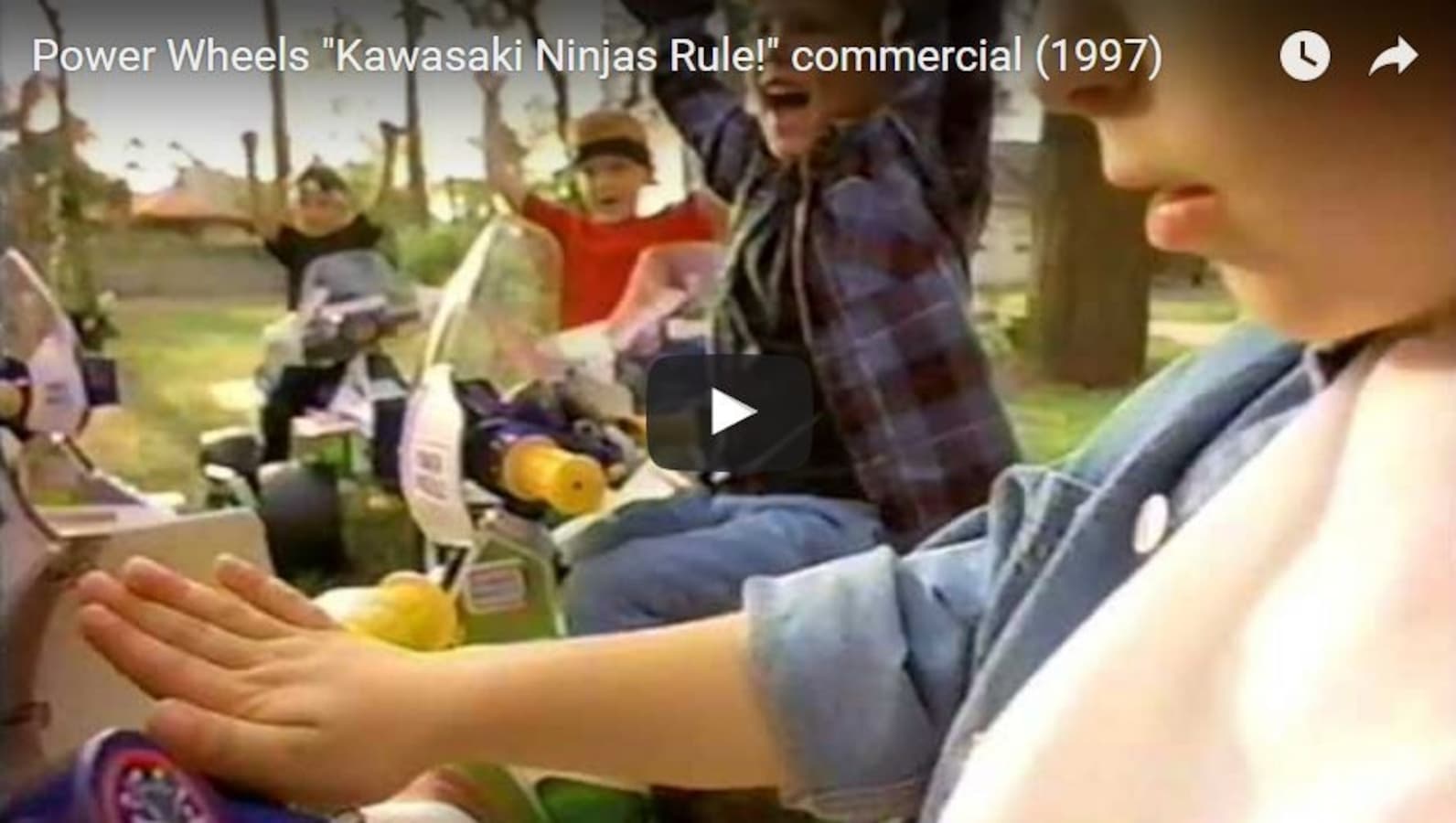 kawasaki ninja power wheels commercial