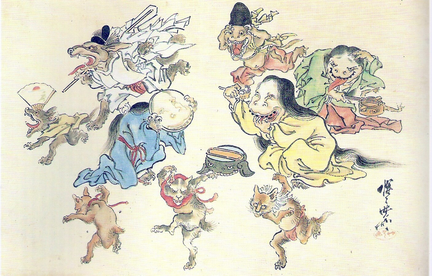 demon of painting the art of kawanabe kyosai