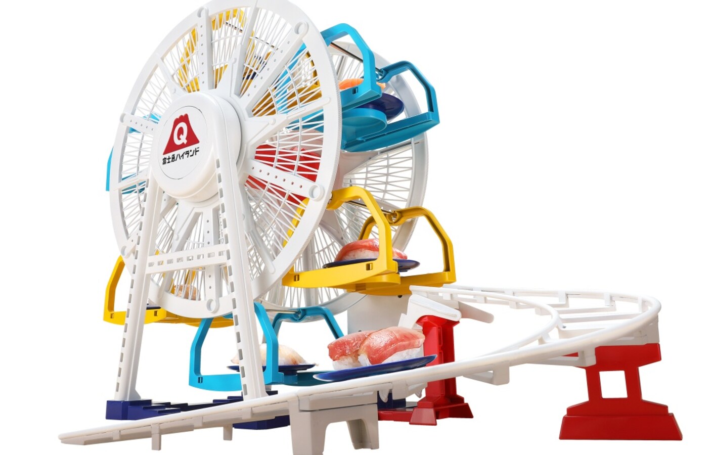 TAKARA TOMY Sky Party Sushi Large Ferris Wheel cooking toy Kaiten-Sushi Japan 