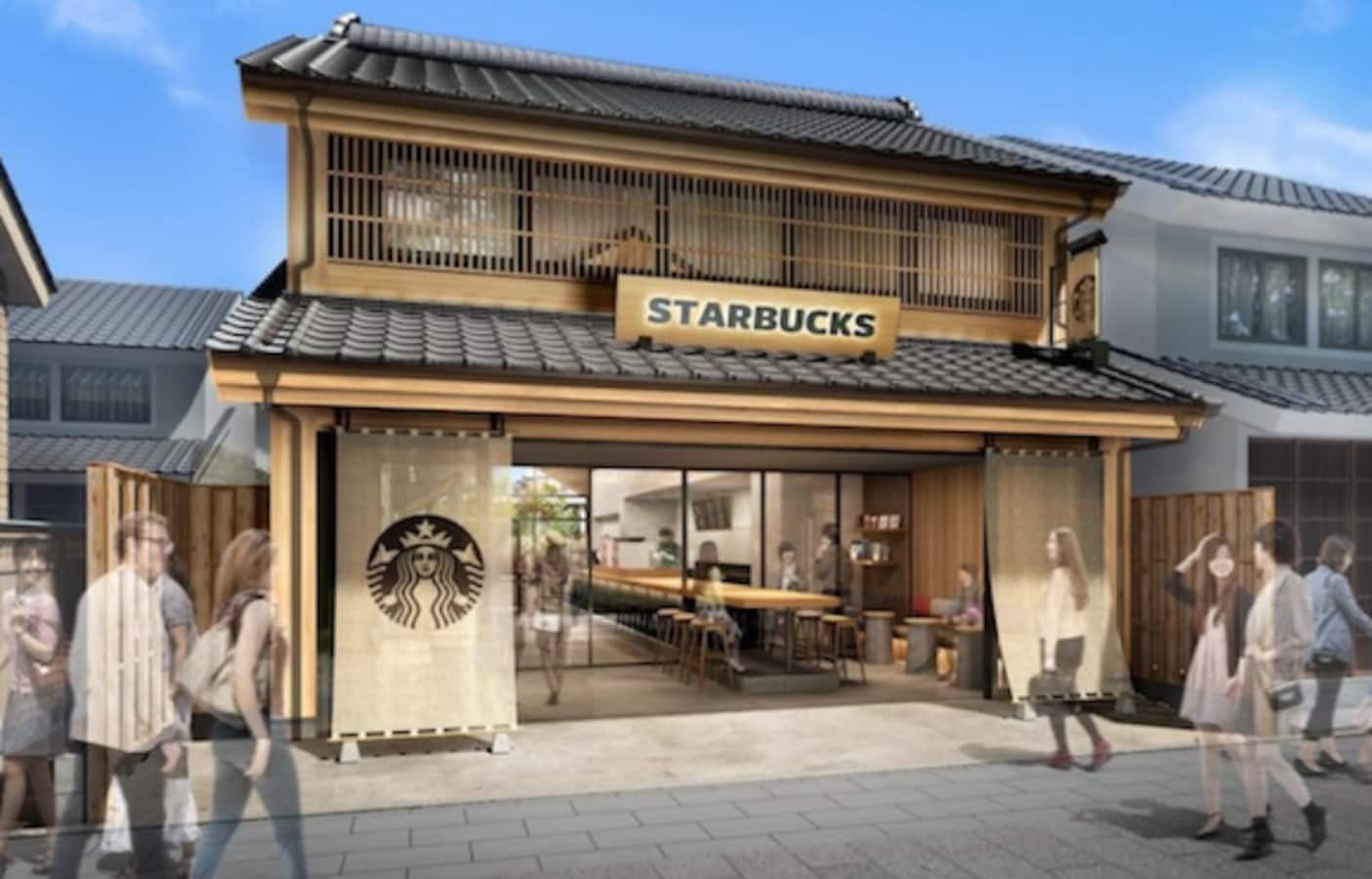 Starbucks Blends into Edo Japan All About Japan