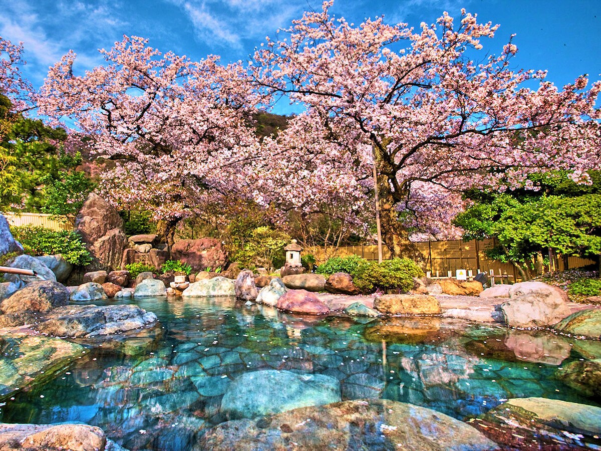 露天風呂からの お花見温泉 が楽しめる絶景温泉ベスト10 All About オールアバウト