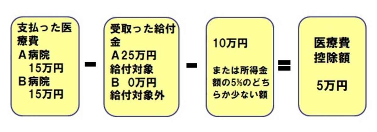 医療費控除,計算
